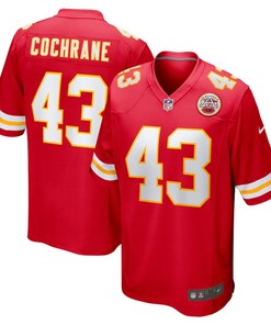Jack Cochrane Kansas City Chiefs Game Player Jersey - Red