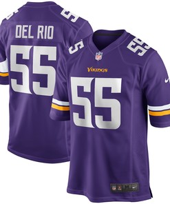Jack Del Rio Minnesota Vikings Game Retired Player Jersey - Purple Nfl