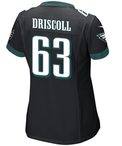 Jack Driscoll 63 Philadelphia Eagles Super Bowl LVII Champions 2 Stars Women Game Jersey - Black