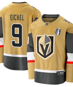 Jack Eichel 9 Vegas Golden Knights 2023 Stanley Cup Final Home Breakaway Player Jersey - Gold