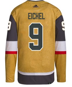 Jack Eichel 9 Vegas Golden Knights Stanley Cup 2023 Champions Patch Home Breakaway Men Jersey - Gold