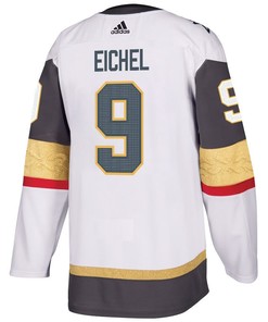 Jack Eichel 9 Vegas Golden Knights Stanley Cup 2023 Final Patch Away Breakaway Men Jersey - White