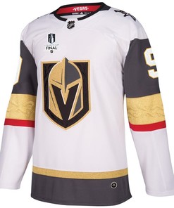 Jack Eichel 9 Vegas Golden Knights Stanley Cup 2023 Final Patch Away Breakaway Men Jersey - White