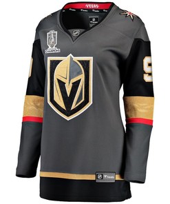 Jack Eichel 9 Vegas Golden Knights Women's 2023 Stanley Cup Champions Alternate Breakaway Jersey - Black
