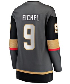 Jack Eichel 9 Vegas Golden Knights Women's 2023 Stanley Cup Champions Alternate Breakaway Jersey - Black