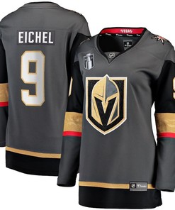 Jack Eichel 9 Vegas Golden Knights Women's 2023 Stanley Cup Final Alternate Breakaway Player Jersey - Black