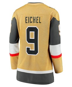 Jack Eichel 9 Vegas Golden Knights Women's 2023 Stanley Cup Final Home Breakaway Player Jersey - Gold