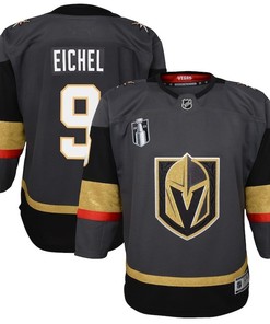 Jack Eichel 9 Vegas Golden Knights Youth 2023 Stanley Cup Final Alternate Jersey - Black