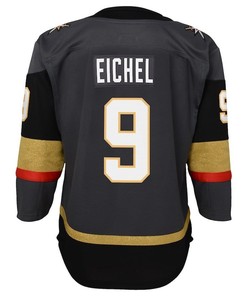 Jack Eichel 9 Vegas Golden Knights Youth 2023 Stanley Cup Final Alternate Jersey - Black