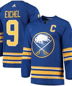 Jack Eichel Buffalo Sabres Adidas Home Captain Patch Primegreen Authentic Pro Player Jersey - Royal Nhl