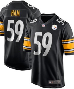 Jack Ham Pittsburgh Steelers Nike Game Retired Player Jersey - Black