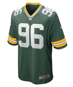 Jack Heflin Green Bay Packers Game Player Jersey - Green