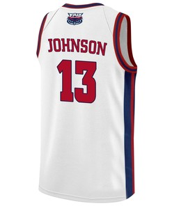 Jack Johnson 13 FAU Owls 2023 Final Four Basketball Men Jersey- White