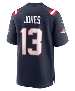 Jack Jones New England Patriots Game Player Jersey - Navy