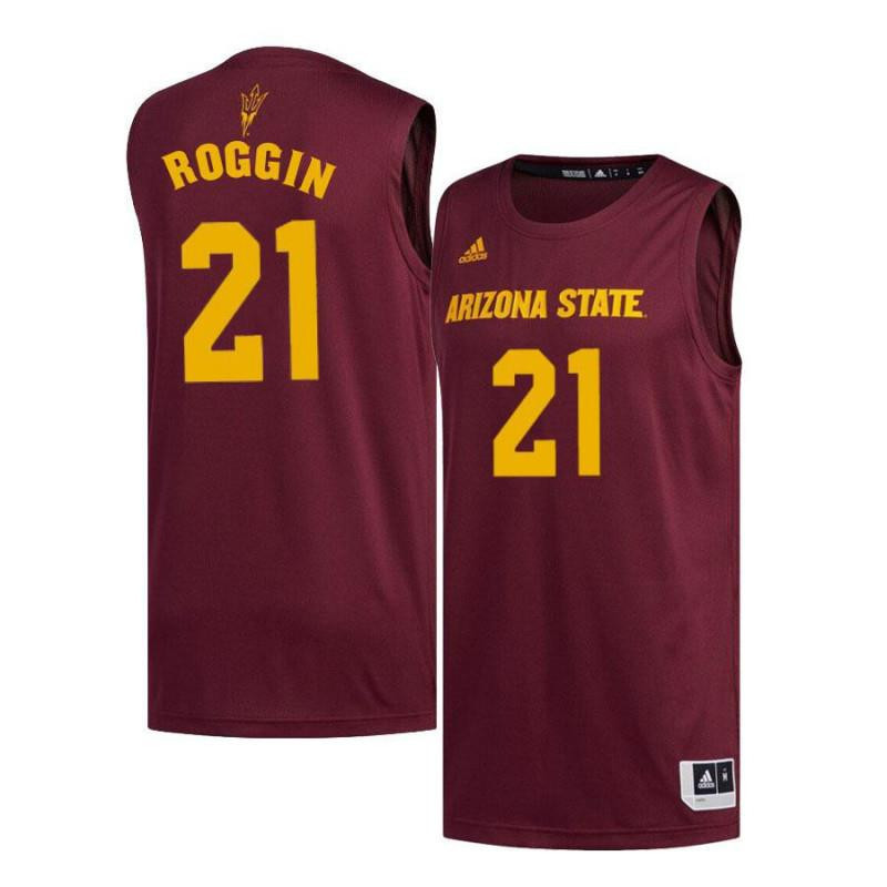 Jack Roggin 21 Arizona State Sun Devils Basketball Men Jersey - Maroon