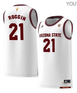 Jack Roggin 21 Arizona State Sun Devils Retro Basketball Youth Jersey - White