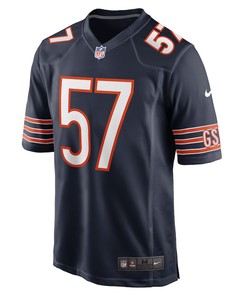 Jack Sanborn Chicago Bears Game Player Jersey - Navy
