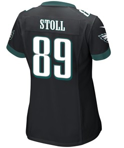 Jack Stoll 89 Philadelphia Eagles Super Bowl LVII Champions 2 Stars Women Game Jersey - Black