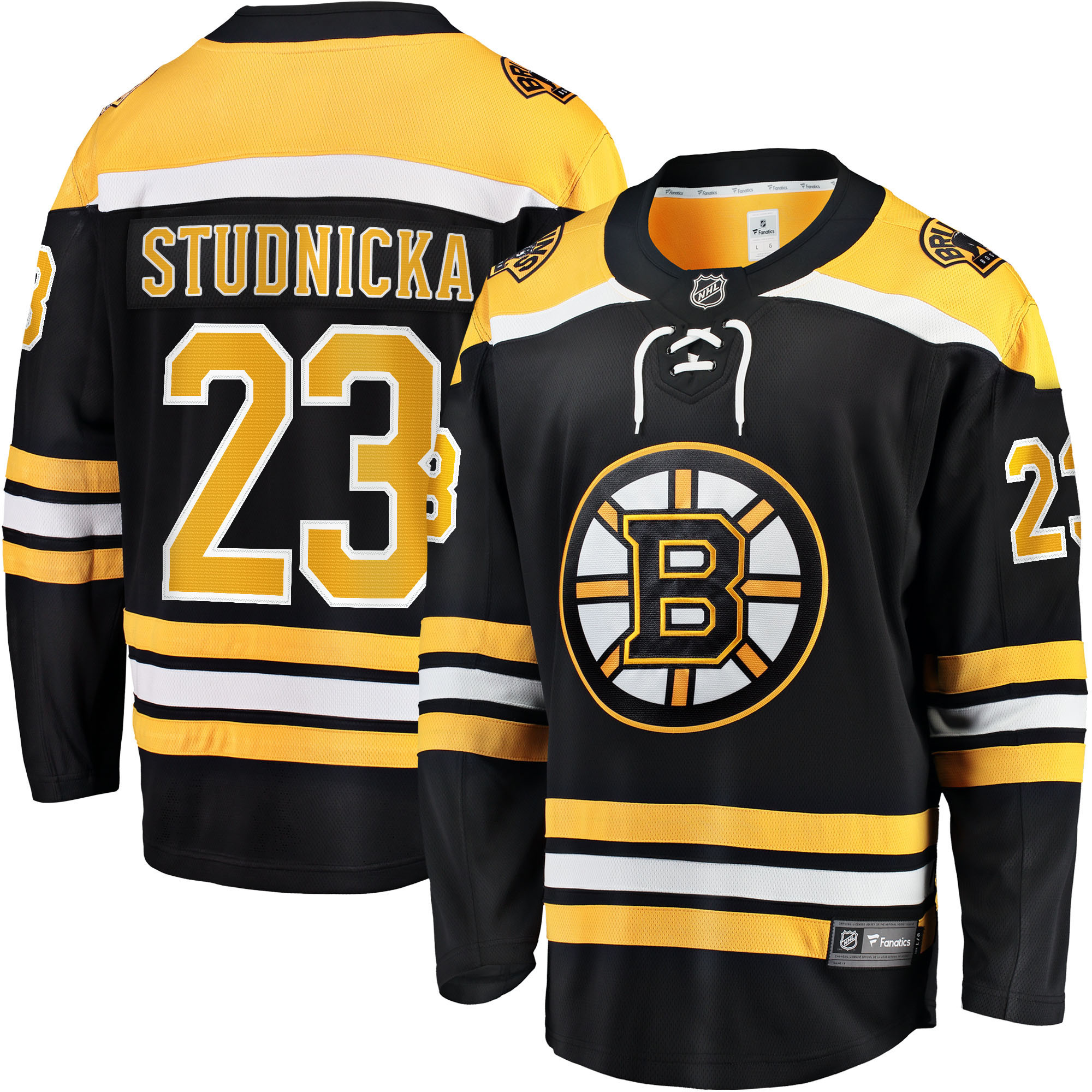 Jack Studnicka Boston Bruins Fanatics Branded Home Breakaway Player Jersey - Black Nhl