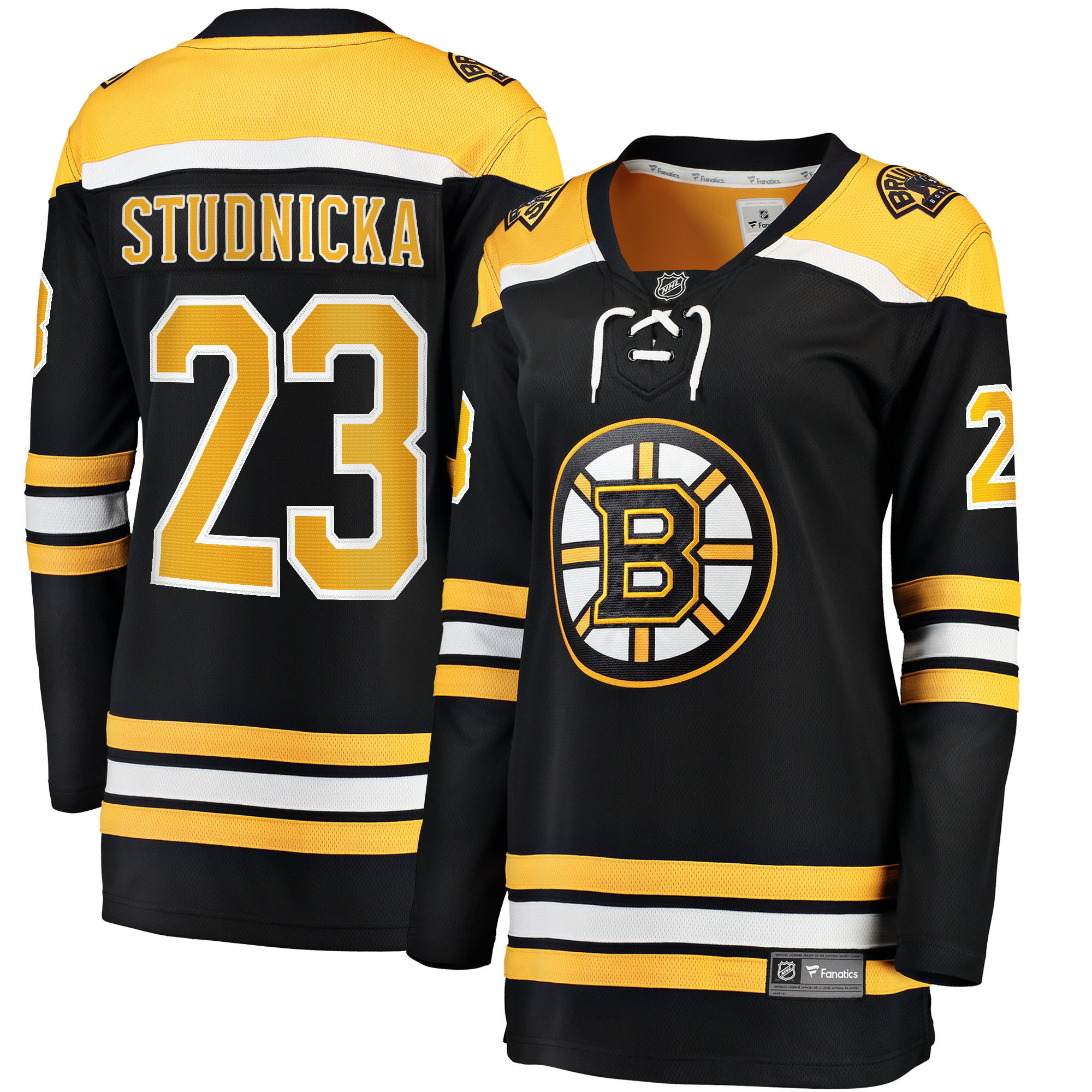 Jack Studnicka Boston Bruins Fanatics Branded Womens Home Breakaway Player Jersey - Black Nhl