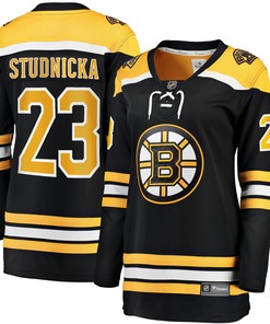 Jack Studnicka Boston Bruins Fanatics Branded Womens Home Breakaway Player Jersey - Black Nhl