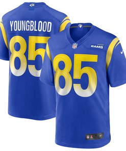 Jack Youngblood Los Angeles Rams Game Retired Player Jersey - Royal Nfl