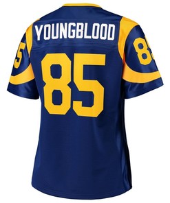 Jack Youngblood Los Angeles Rams Nfl Pro Line Womens Retired Player Jersey - Royal