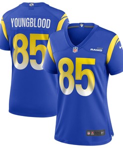 Jack Youngblood Los Angeles Rams Womens Game Retired Player Jersey - Royal Nfl