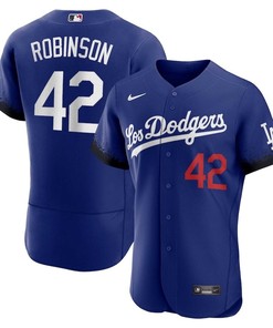 Jackie Robinson 42 Los Angeles Dodgers City Connect Player Elite Jersey - Royal