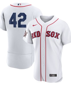 Jackie Robinson Boston Red Sox Authentic Player Jersey - White Mlb