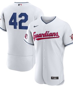 Jackie Robinson Cleveland Guardians Authentic Player Jersey - White Mlb