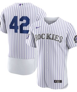 Jackie Robinson Colorado Rockies Authentic Player Jersey - White Mlb