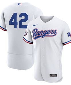 Jackie Robinson Texas Rangers Authentic Player Jersey - White Mlb