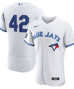 Jackie Robinson Toronto Blue Jays Authentic Player Jersey - White Mlb