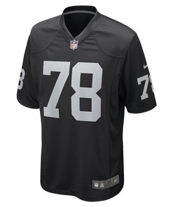 Jackson Barton Las Vegas Raiders Game Player Jersey - Black