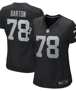 Jackson Barton Las Vegas Raiders Women's Game Player Jersey - Black