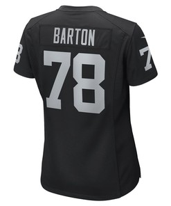 Jackson Barton Las Vegas Raiders Women's Game Player Jersey - Black