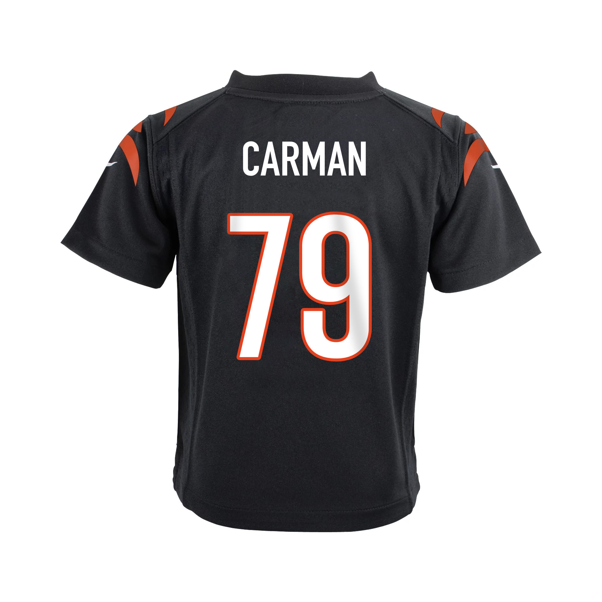 Jackson Carman 79 Cincinnati Bengals Super Bowl LVII Champions Youth Game Jersey - Black
