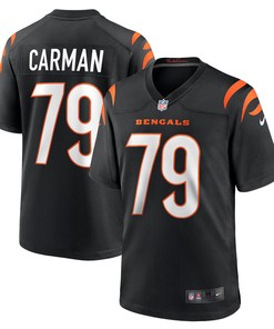 Jackson Carman Cincinnati Bengals Game Jersey - Black Nfl