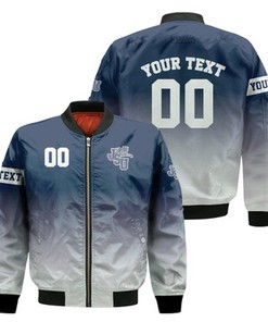 Jackson State Tigers Fadded Bomber Jacket - NCAA