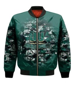 Jacksonville Dolphins Bomber Jacket Camouflage Vintage  - NCAA