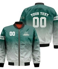 Jacksonville Dolphins Fadded Bomber Jacket - NCAA
