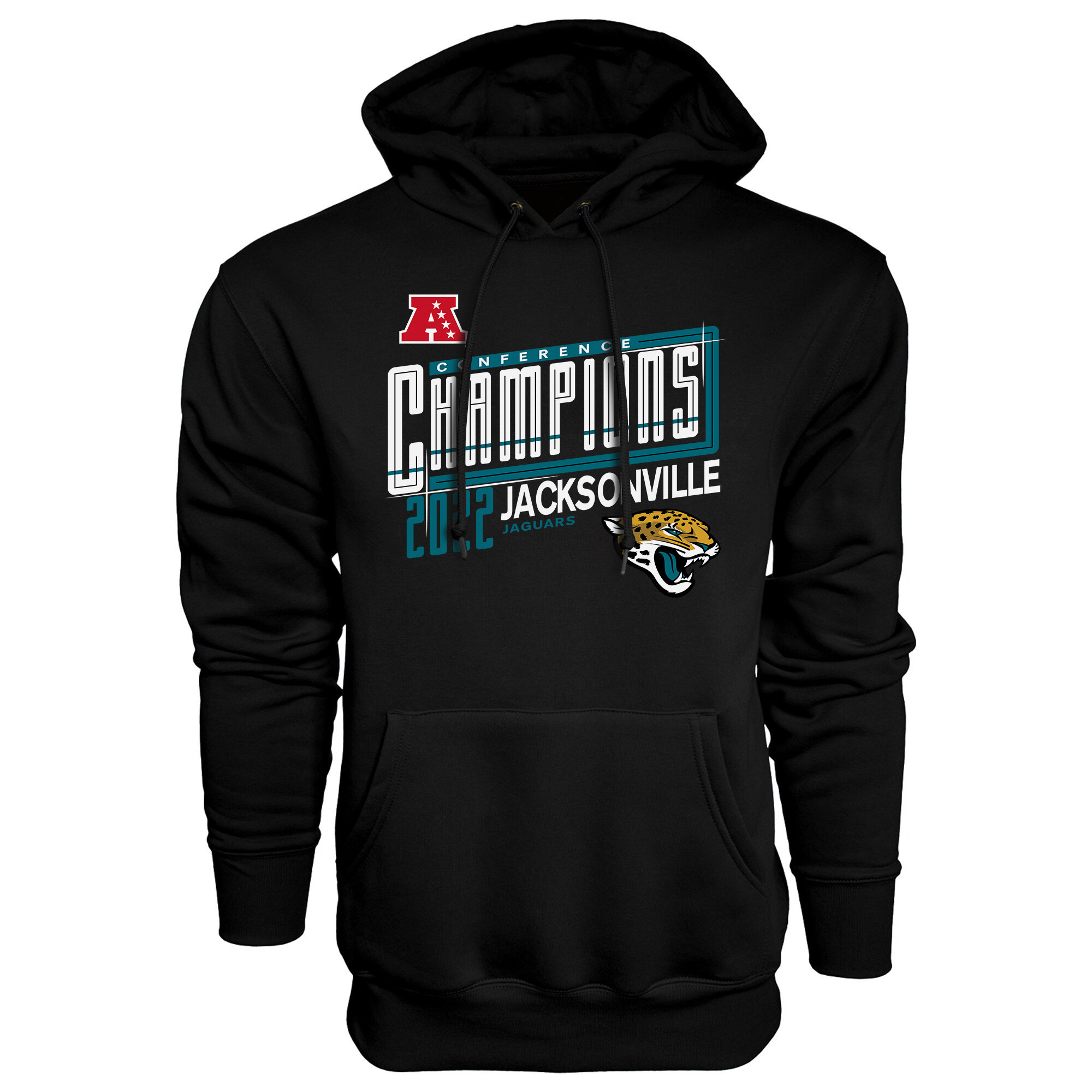 Jacksonville Jaguars 2022 AFC Conference Champions Kick Hoodie - Black