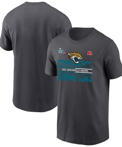 Jacksonville Jaguars 2022 AFC Conference Champions T-Shirt - Anthracite