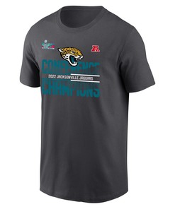 Jacksonville Jaguars 2022 AFC Conference Champions T-Shirt - Anthracite