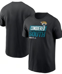 Jacksonville Jaguars 2022 AFC South Division Champions Locker Room Trophy Collection T-Shirt - Black