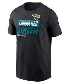 Jacksonville Jaguars 2022 AFC South Division Champions Locker Room Trophy Collection T-Shirt - Black