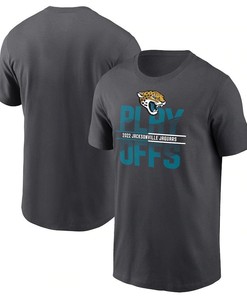 Jacksonville Jaguars 2022 NFL Playoffs Iconic T-Shirt - Anthracite
