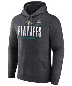 Jacksonville Jaguars 2022 NFL Playoffs Our Time Pullover Hoodie - Charcoal