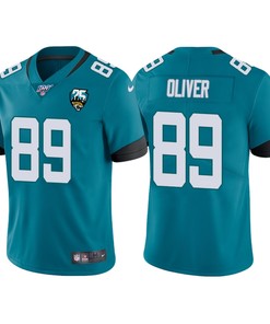 Jacksonville Jaguars 25th Anniversary Josh Oliver Teal Vapor Limited Jersey
